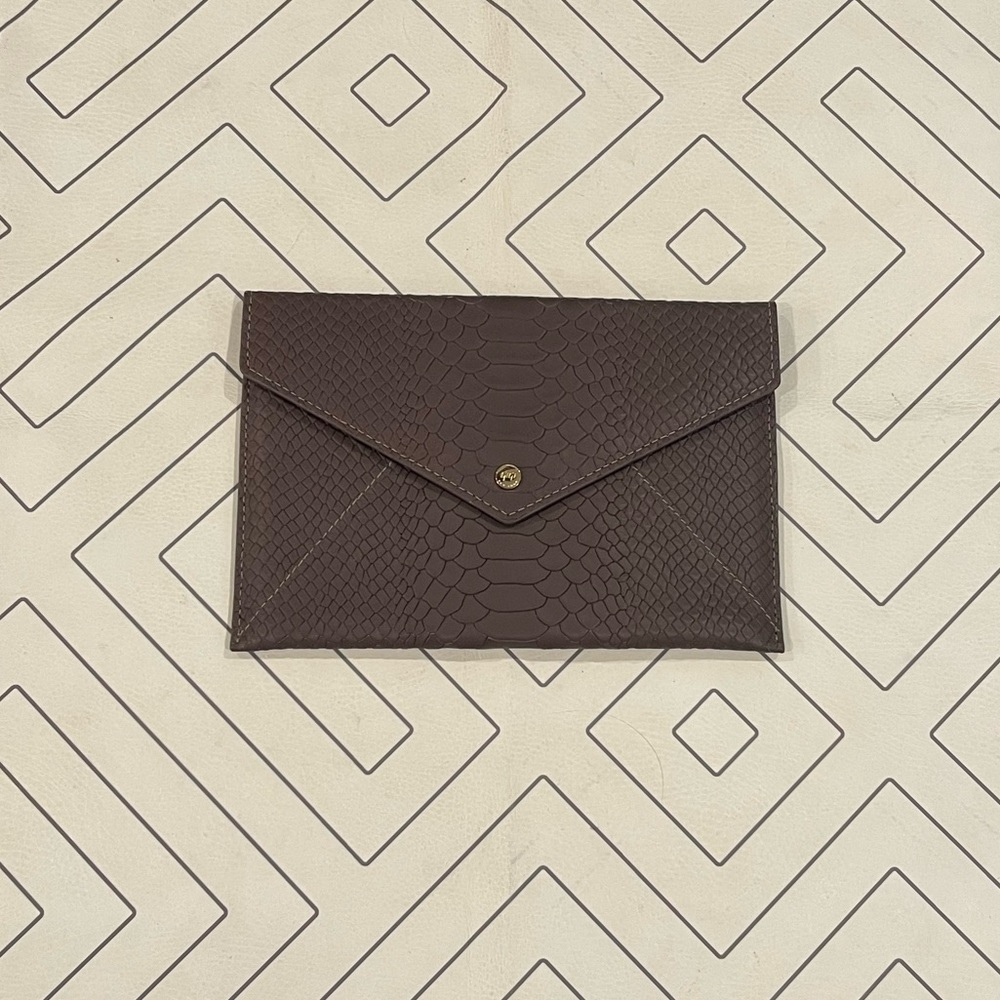GiGi New York Embossed Clutch